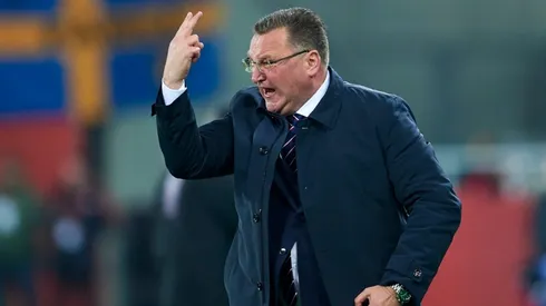 Manager Czeslaw Michniewicz of Poland