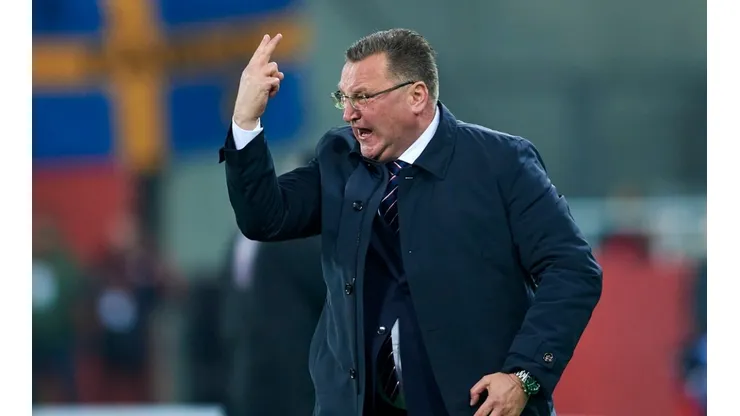 Manager Czeslaw Michniewicz of Poland