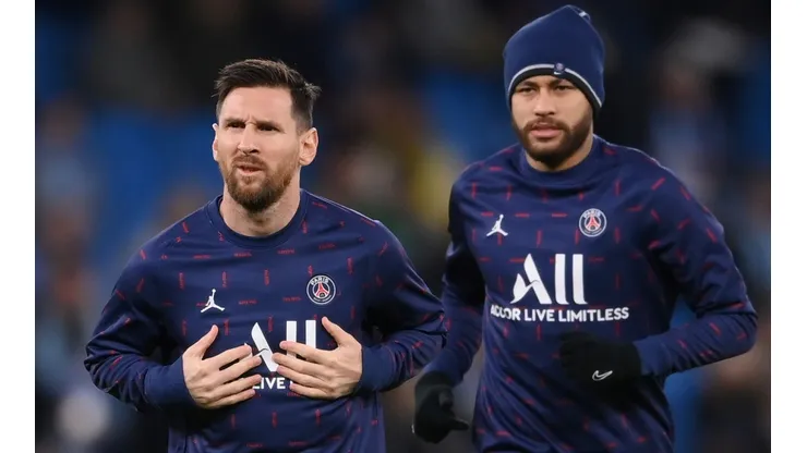 Lionel Messi (left) and Neymar.