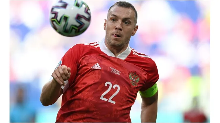 Artem Dzyuba of Russia