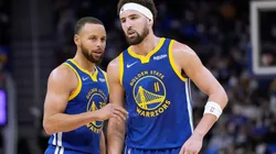 Stephen Curry and Klay Thompson