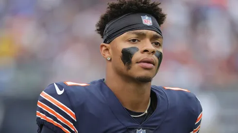 Chicago Bears quarterback Justin Fields.