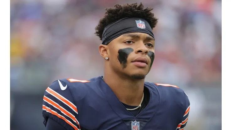 Chicago Bears quarterback Justin Fields.