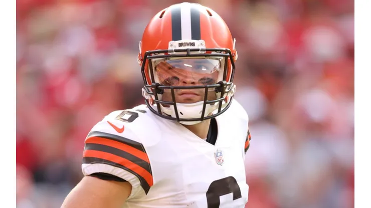 Baker Mayfield in action for the Browns.