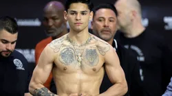Ryan Garcia during the weigh in of his last fight against Emmanuel Tagoe