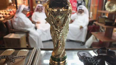 The coveted FIFA World Cup Trophy