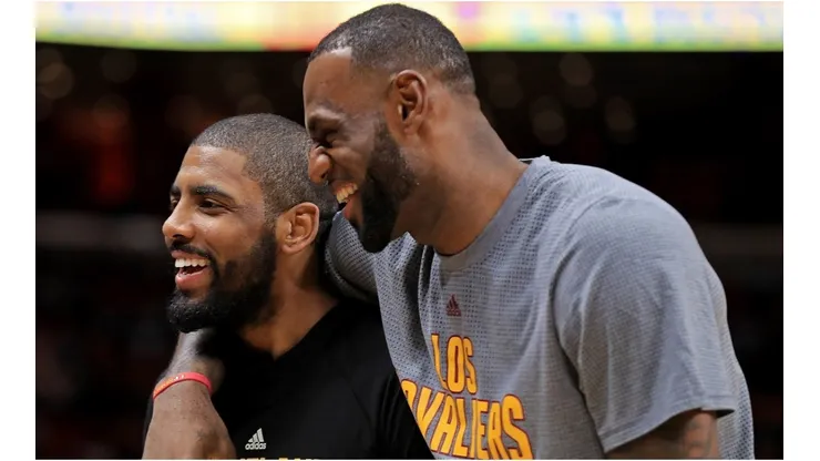 Kyrie Irving and LeBron James