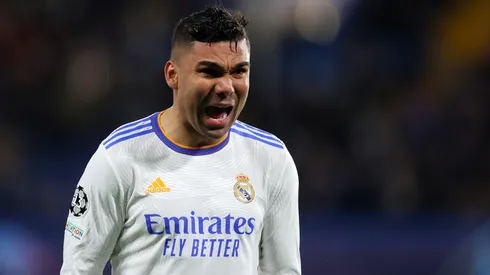 Casemiro of Real Madrid during a UEFA Champions League game