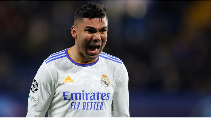 Casemiro of Real Madrid during a UEFA Champions League game