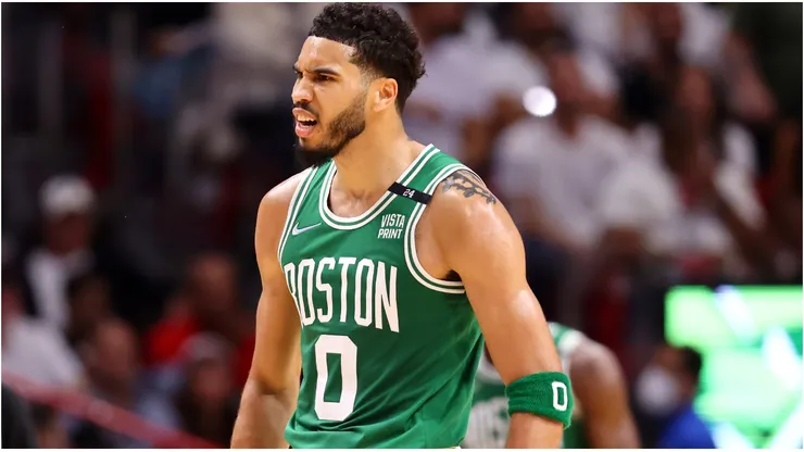 Jayson Tatum of the Boston Celtics