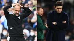 Pep Guardiola and Mauricio Pochettino
