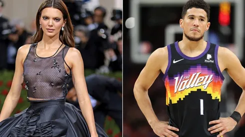 Kendall Jenner (left) & Devin Booker