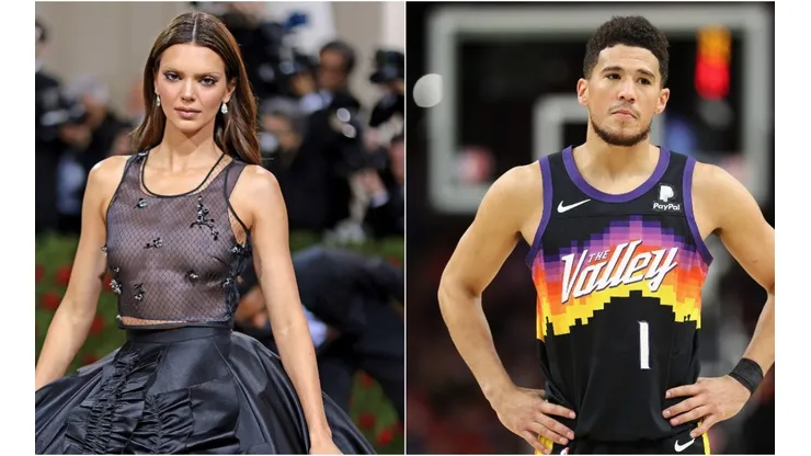 Kendall Jenner (left) & Devin Booker