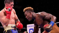 Jermell Charlo (R) and Brian Castano (L)