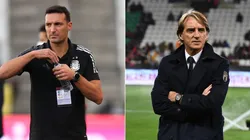 Lionel Scaloni and Roberto Mancini