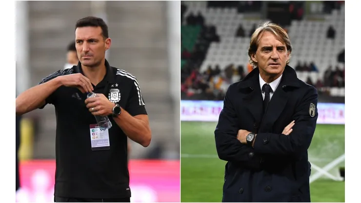 Lionel Scaloni and Roberto Mancini