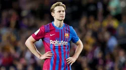 Frenkie de Jong of FC Barcelona during a La Liga Santander match
