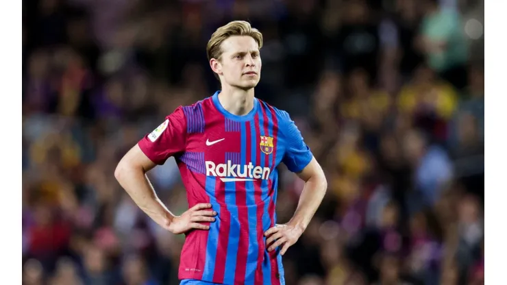 Frenkie de Jong of FC Barcelona during a La Liga Santander match
