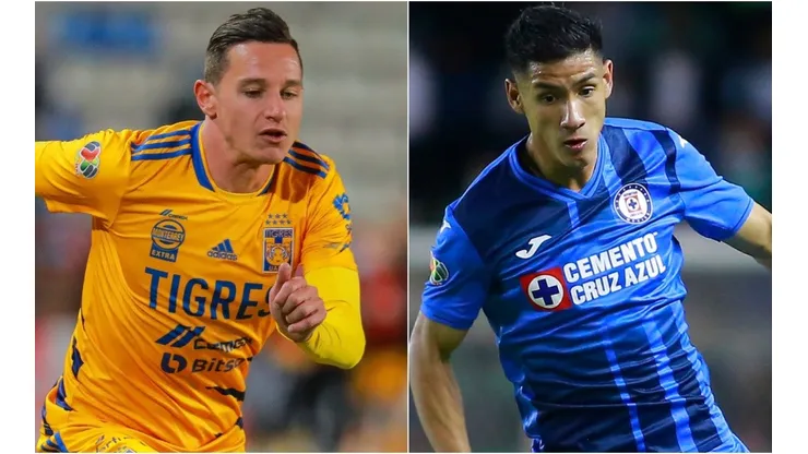 Florian Thauvin of Tigres and Uriel Antuna of Cruz Azul