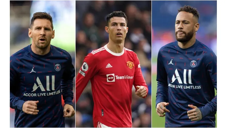 Messi, Cristiano Ronaldo and Nyemar
