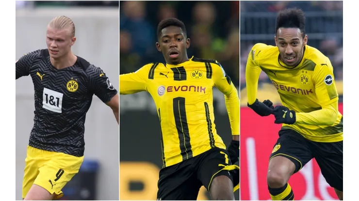 Haaland, Dembele, and Aubameyang