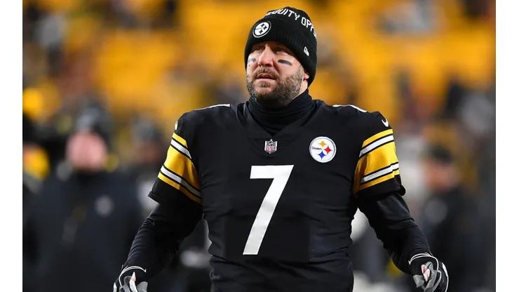 Ben Roethlisberger in his final game in Pittsburgh.