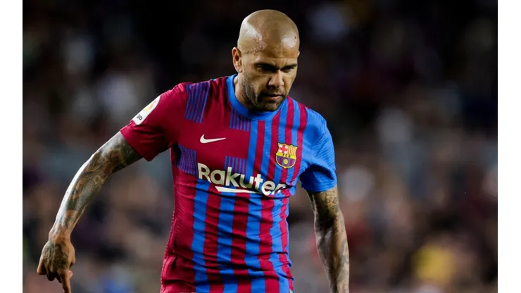 Dani Alves of FC Barcelona