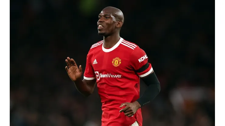 Paul Pogba of Manchester United during the Premier League match