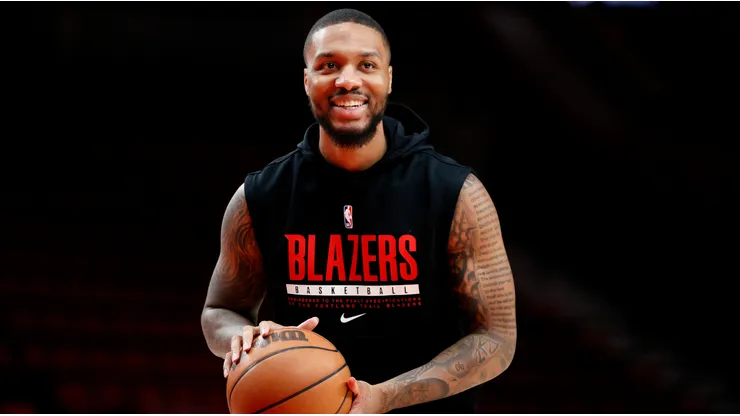 Blazers star Damian Lillard.