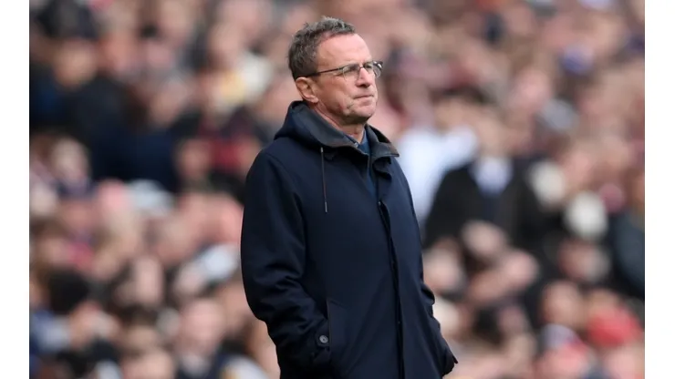Manchester United interim boss Ralf Rangnick.