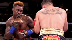 Jermell Charlo (L) and Brian Castano (R)