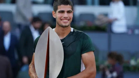 Carlos Alcaraz at the Mutua Madrid Open 2022