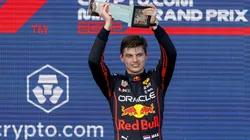Max Verstappen after winning the Grand Prix of Miami