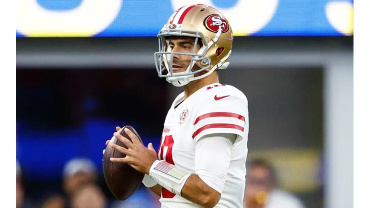 Was the 49ers' loss to the Rams in the 2021 NFC Championship Game the last game for Jimmy Garoppolo in San Francisco?