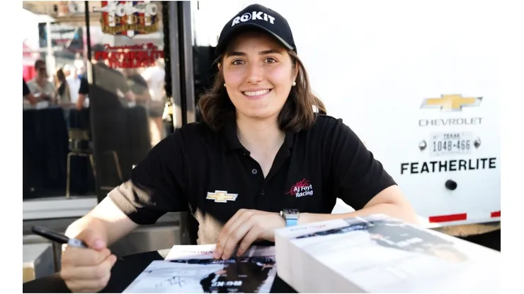 IndyCar Series driver Tatiana Calderon
