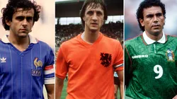 Michel Platini, Johan Cruyff and Hugo Sanchez, soccer legends that could not win a FIFA World Cup