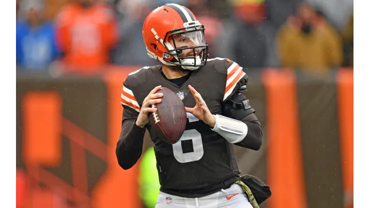 Baker Mayfield in action for the Browns.