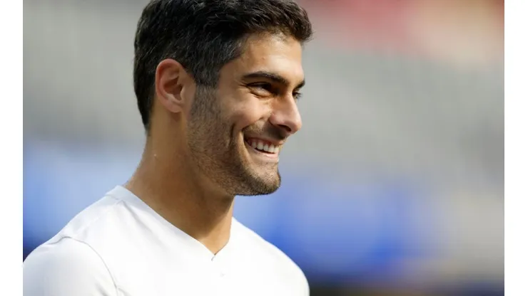 Jimmy G in 2022 with the 49ers