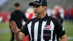 USFL official during a game in 2022