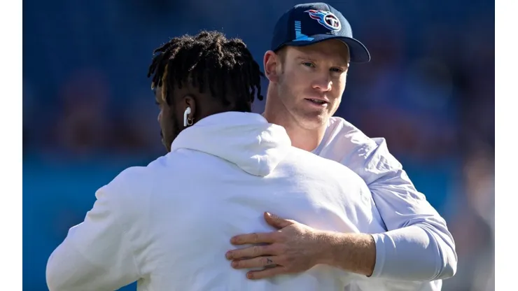 Ryan Tannehill and A.J. Brown