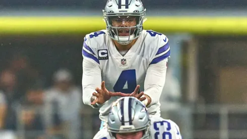 Dak Prescott of Cowboys during the 2021 season