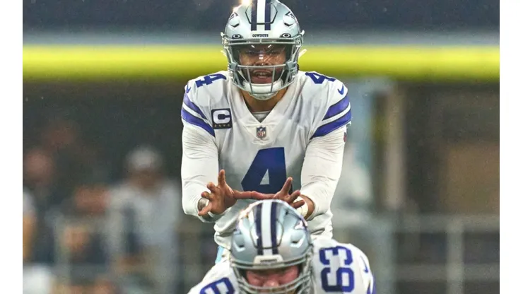 Dak Prescott of Cowboys during the 2021 season