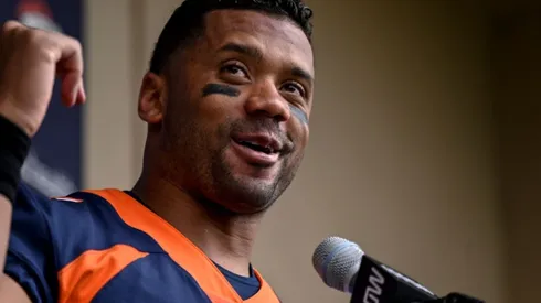 QB Wilson at Broncos' mini camp