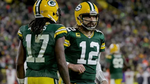 Aaron Rodgers and Davante Adams