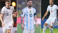 Christian Pulisic, Lionel Messi and Harry Kane's National Teams arouse a lot of interest in the fans