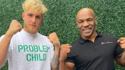 Jake Paul and Mike Tyson