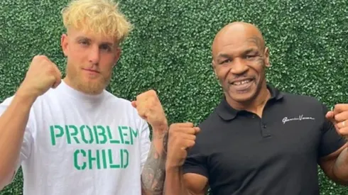 Jake Paul and Mike Tyson