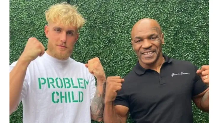 Jake Paul and Mike Tyson