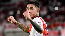 Enzo Fernandez of River Plate celebrates after scoring