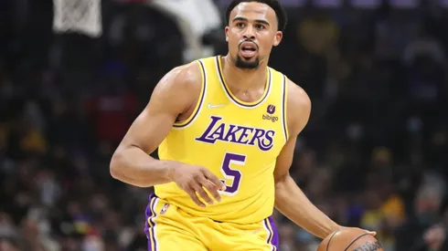 Talen Horton-Tucker in action for the Lakers.